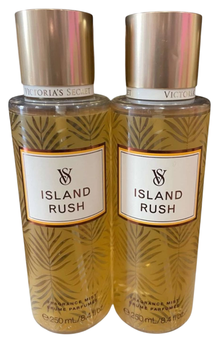 (2) Victoria's Secret Island Rush Fragrance Mists 8oz NEW