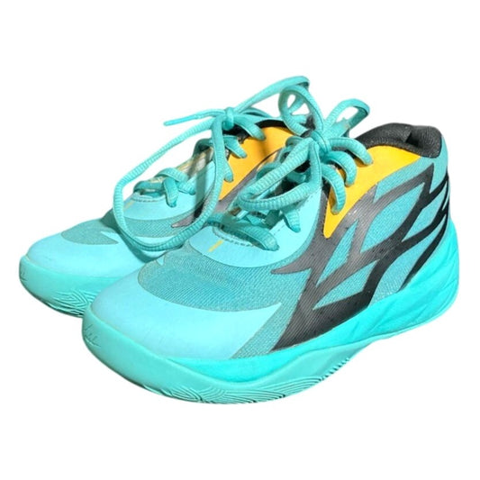 Puma Lamelo Ball Mb .02 Honeycomb Teal Athletic Shoe Unisex Kids 12c