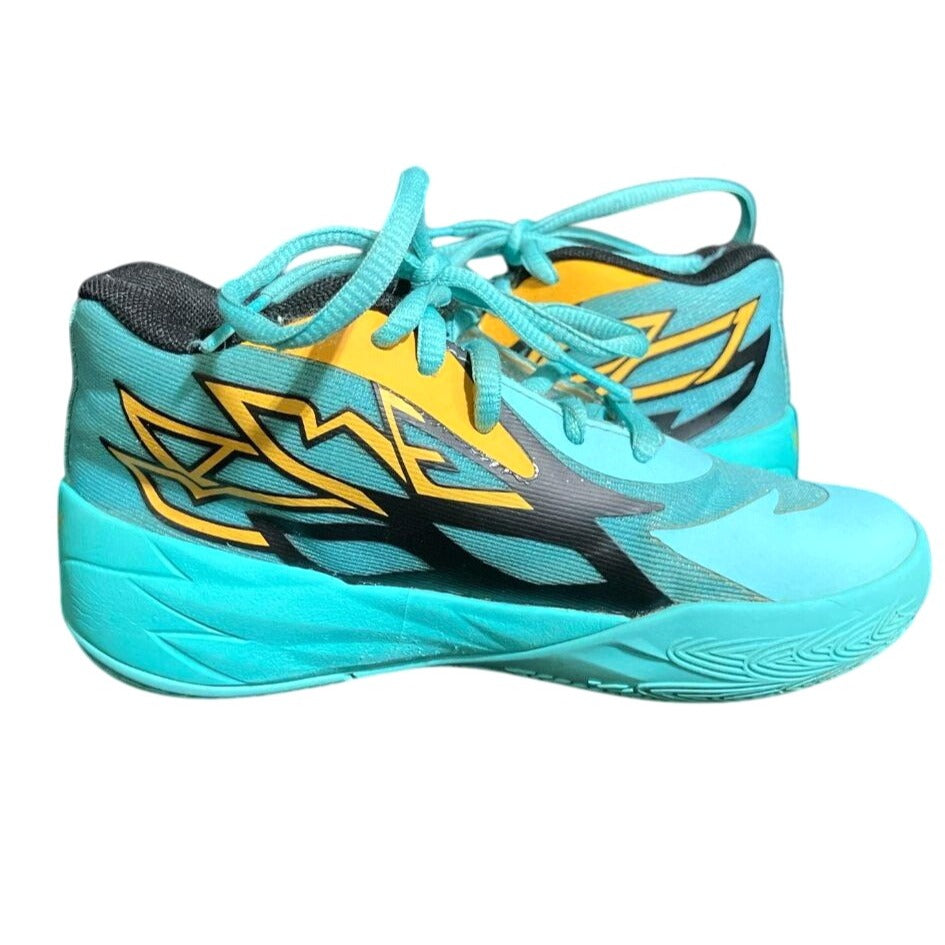 Puma Lamelo Ball Mb .02 Honeycomb Teal Athletic Shoe Unisex Kids 12c