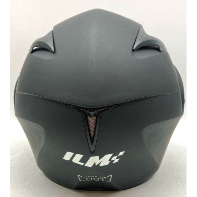 ILM DOT Certified Full Face Motorcycle Helmet Black 59-60 CM Size L