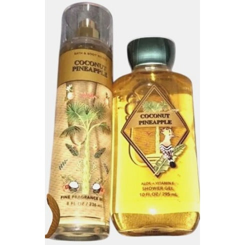 Coconut Pineapple Bath & Body Works 2 Piece Set