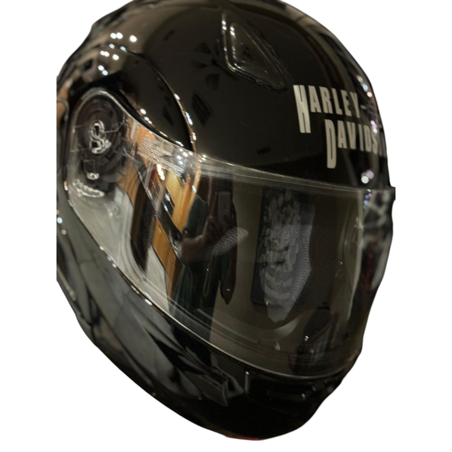 Harley-Davidson Full Face Helmet XL Black Gloss Motorcycle Protective Gear