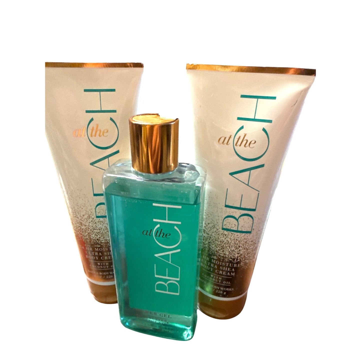 Bath & Body Works At The Beach Shower Gel & Ultra Shea Body Cream Set