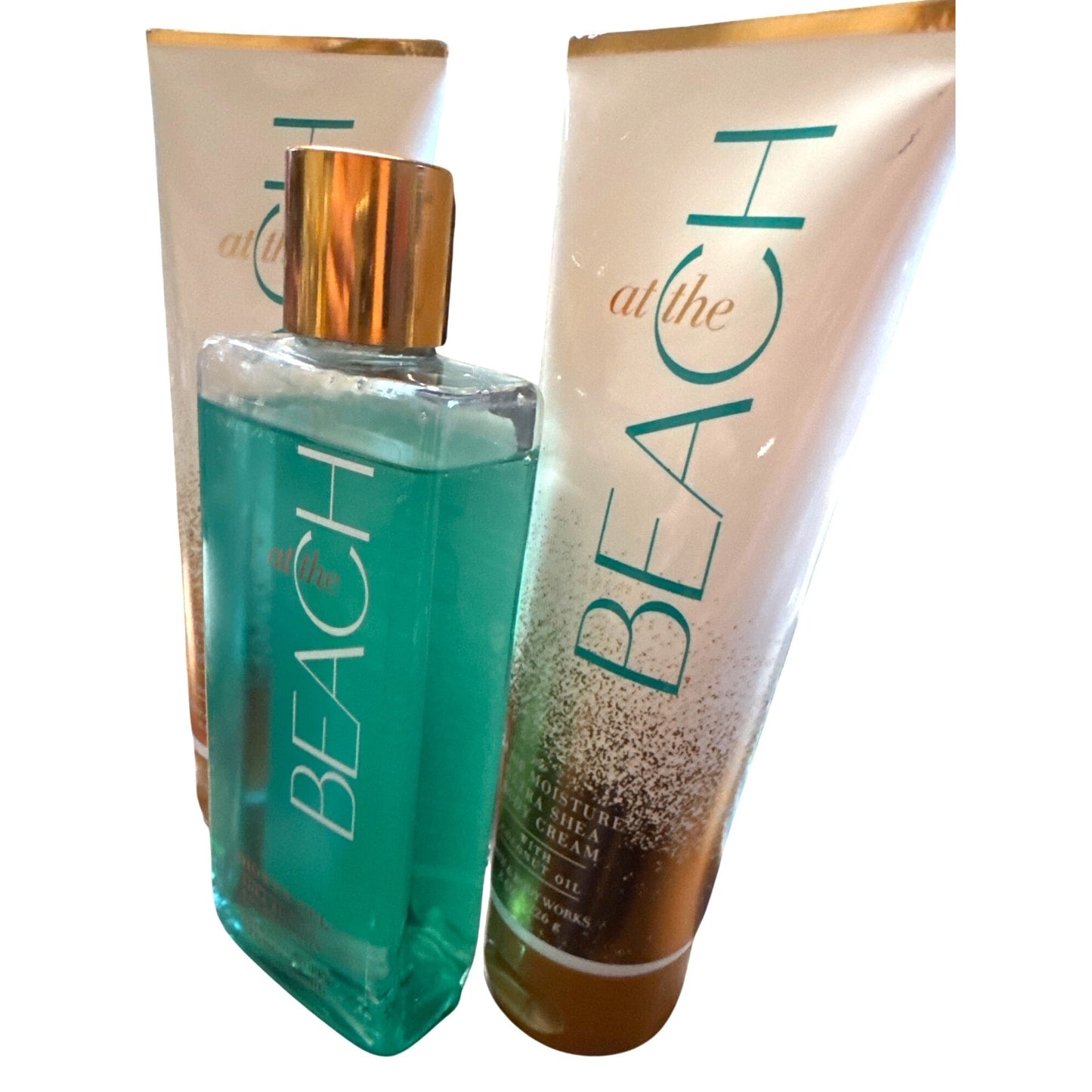 Bath & Body Works At The Beach Shower Gel & Ultra Shea Body Cream Set