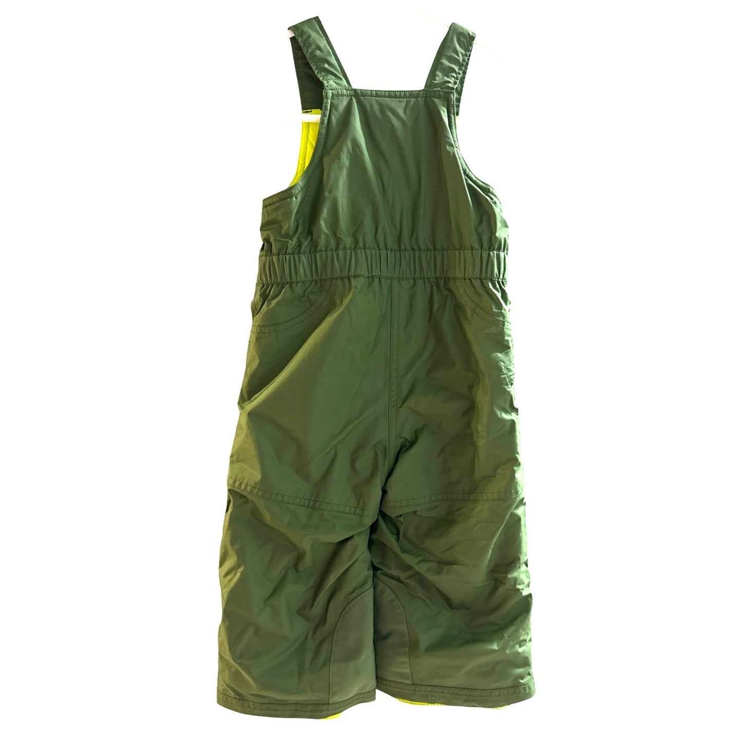 Patagonia Baby Snow Bib Overalls 2T Green Recycled Polyester & Nylon