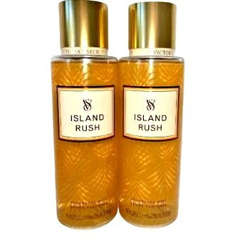 (2) Victoria's Secret Island Rush Fragrance Mists 8oz NEW