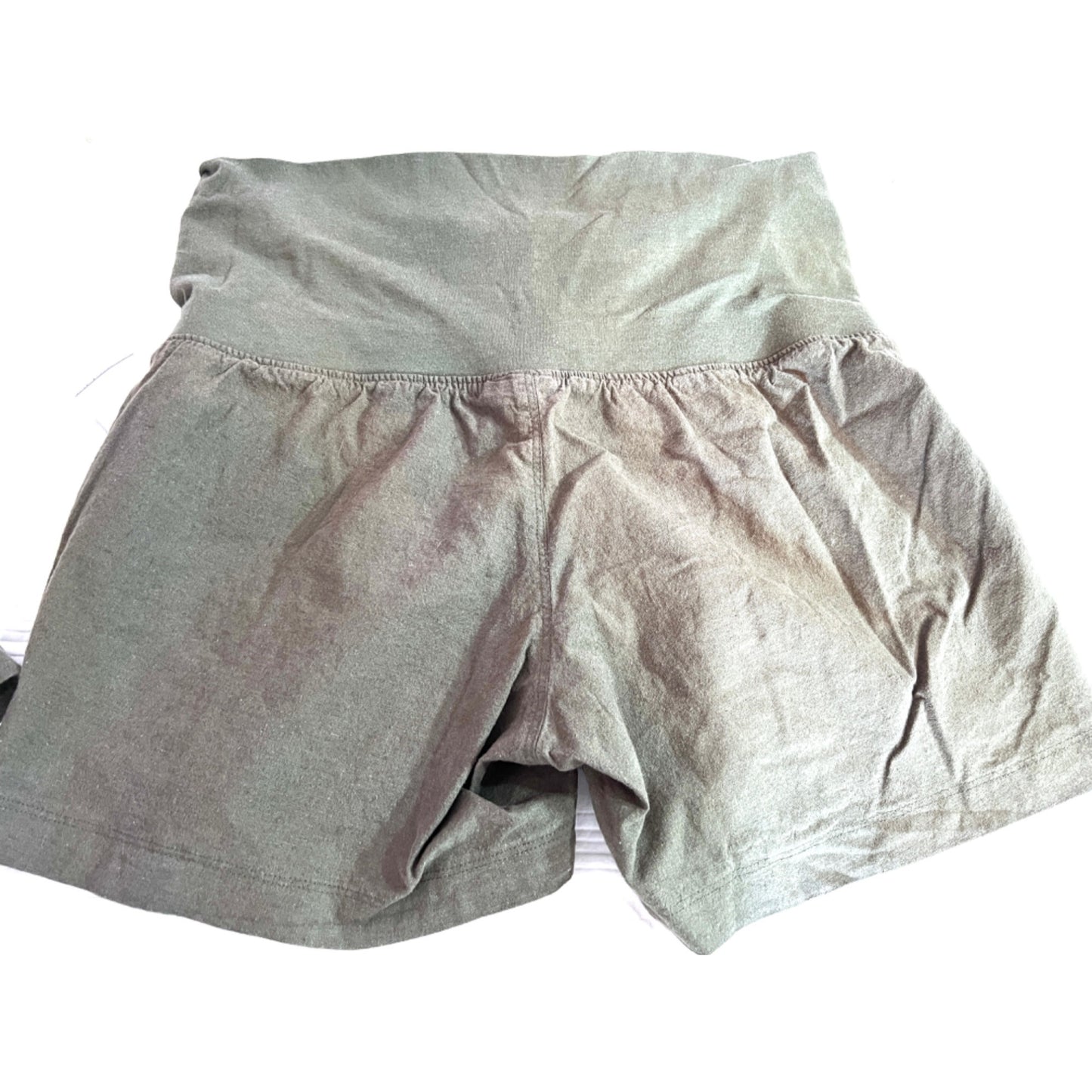 Ingrid & Isabel Maternity Green Khaki Shorts XS NWT