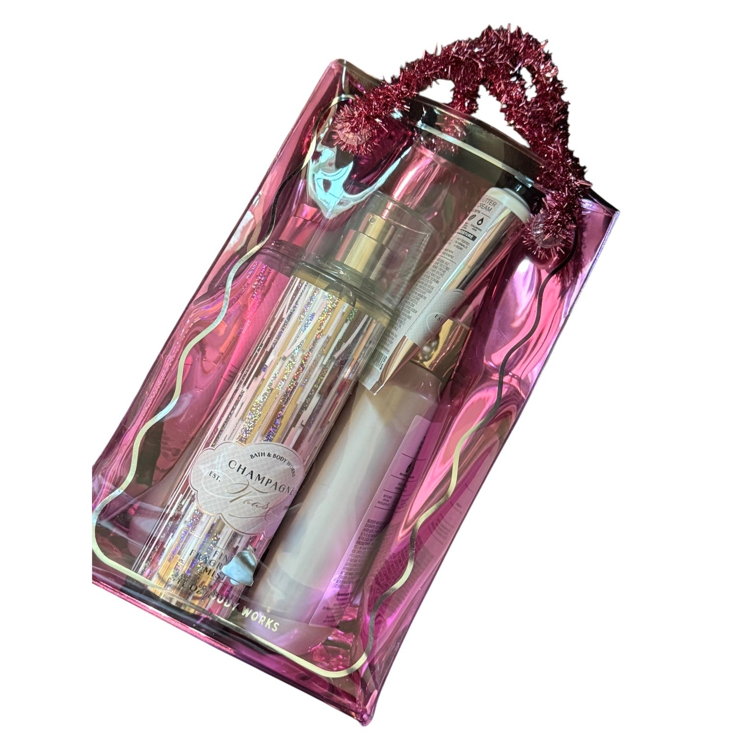 Bath & Body Works Champagne Toast Works 4pc Gift Set NEW