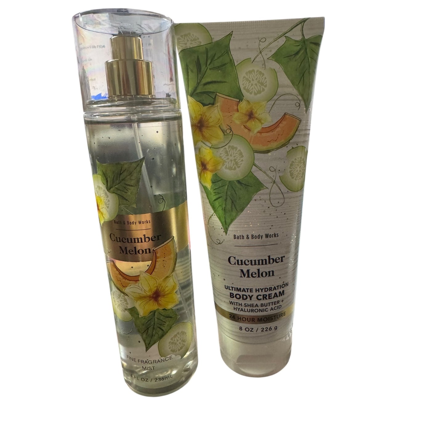 Bath & Body Works Cucumber Melon 2 Piece Set New