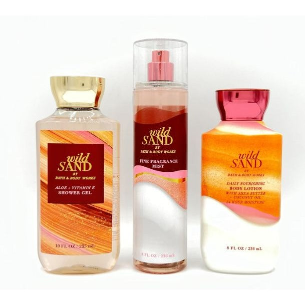 Wild Sand Bath & Body Works 3 Piece Set NEW