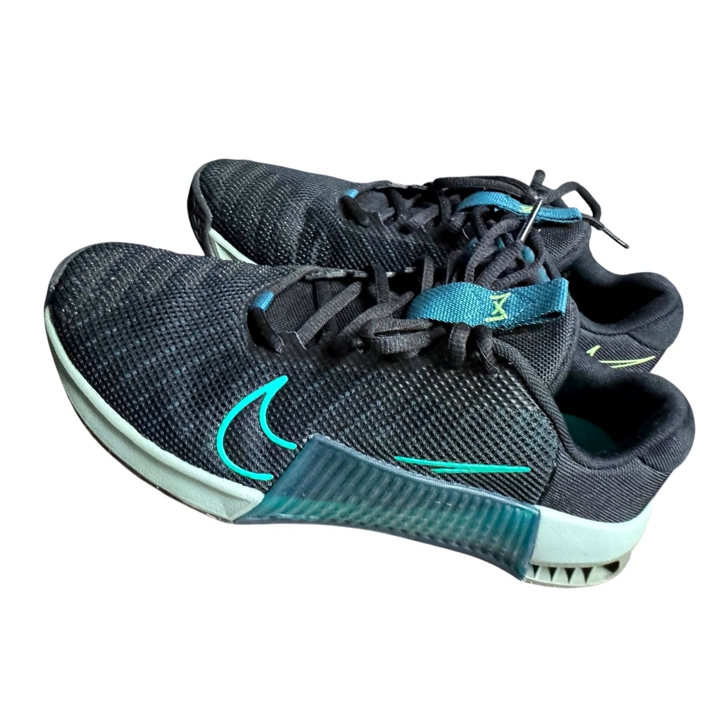 New Men's Black Teal Nike Metacon 9 Training Shoes Size 8