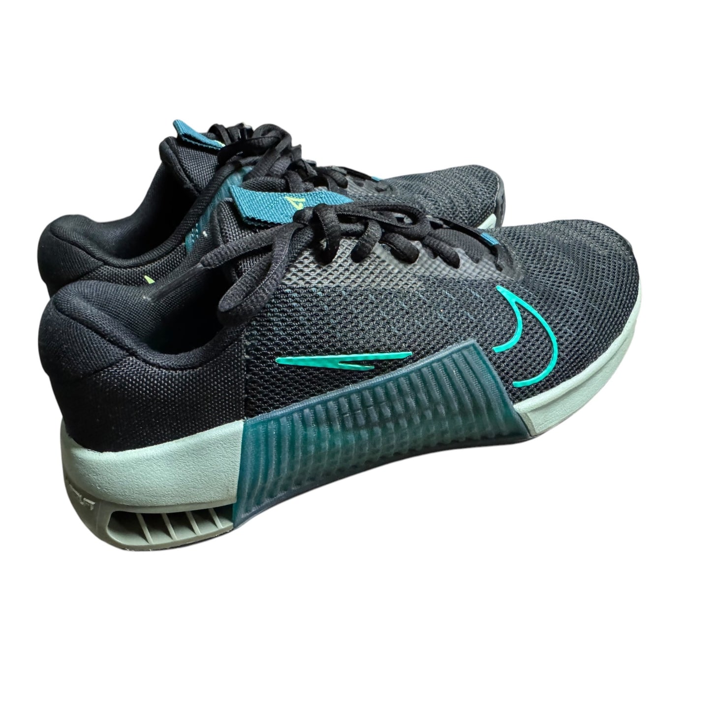 New Men's Black Teal Nike Metacon 9 Training Shoes Size 8