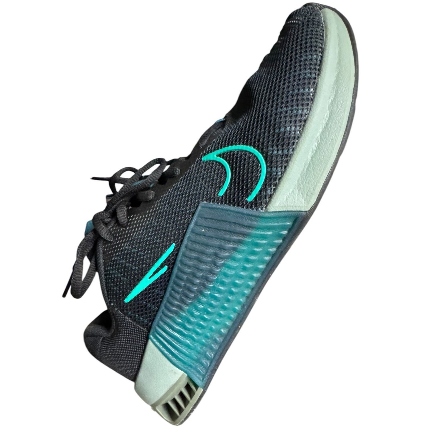 New Men's Black Teal Nike Metacon 9 Training Shoes Size 8