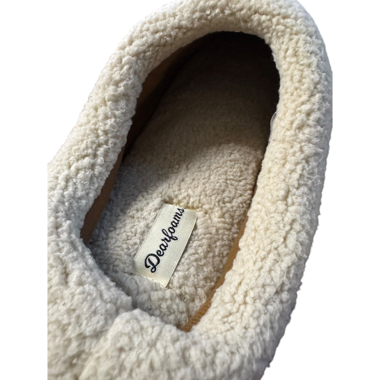 Memory Foam Suede Slippers With Faux Sherpa Lining For Men Sz 13-14 NWOT