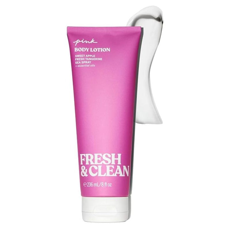 Pink Fresh & Clean Body Lotion 8oz NEW