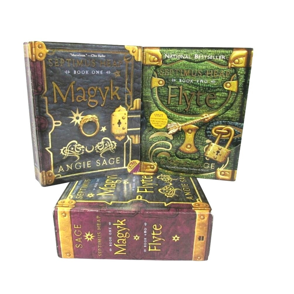 Septimus Heap Box Set Books 1 & 2 Magyk Flyte By Angie Sage Hardcover