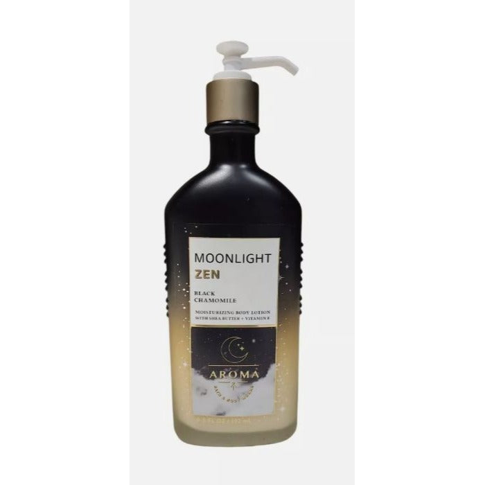 Moonlight Zen Black Chamomile Moisturizing Body Lotion With Shea Butter & Vitamin E 16.9 Fl Oz New