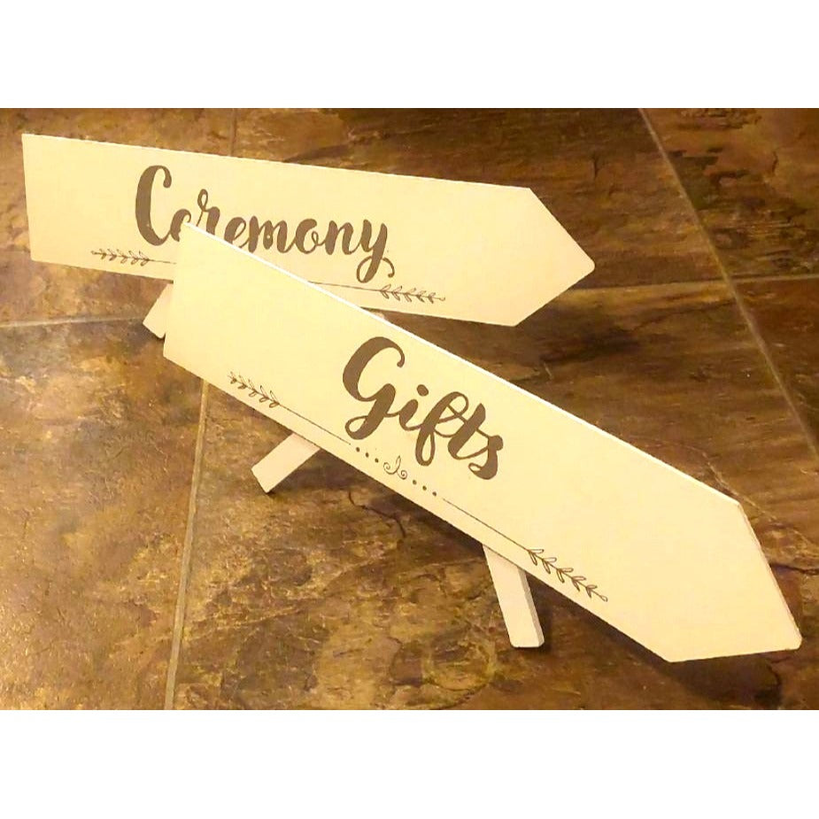 Wedding Decorations Signs for Ceremony and Gifts