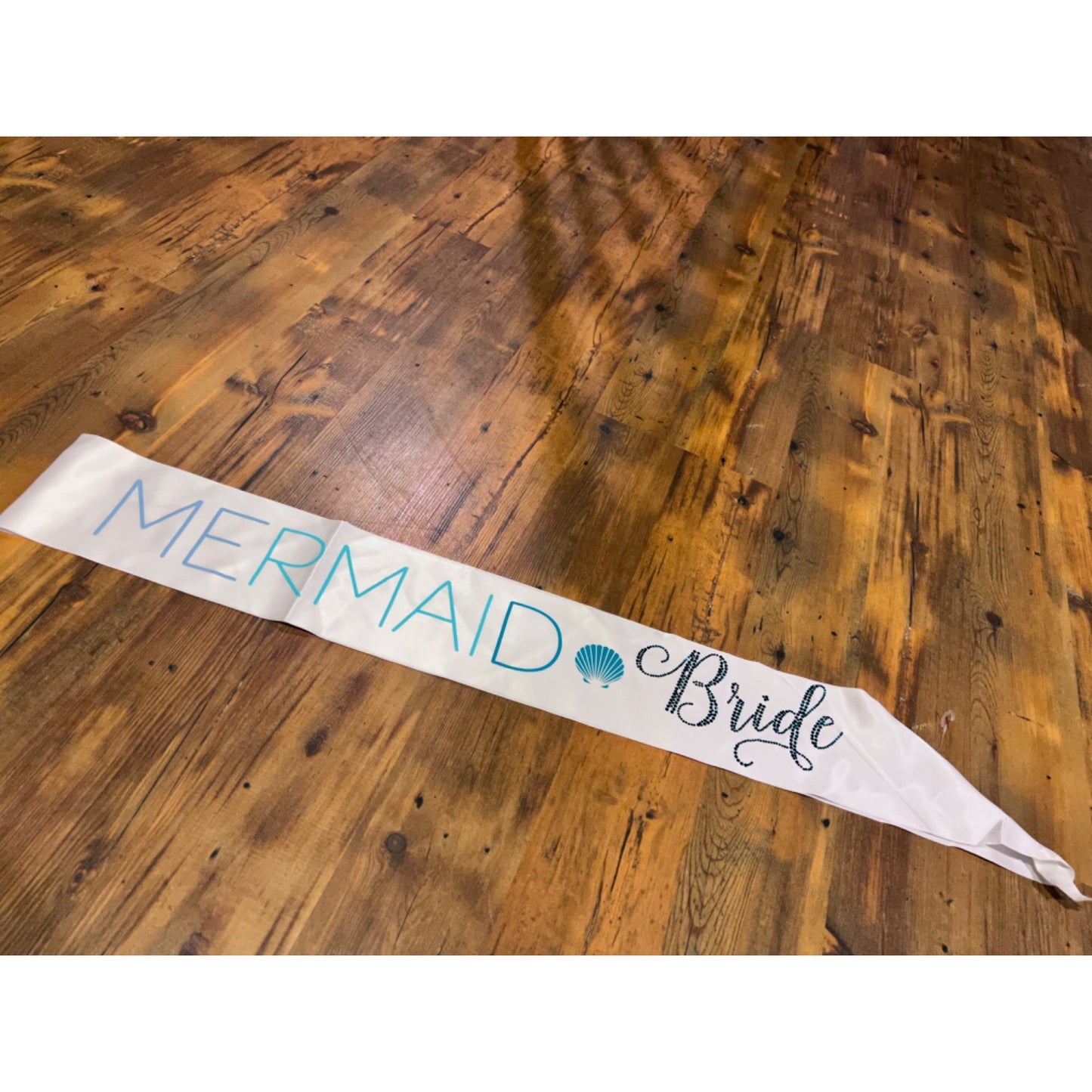 Bride Mermaid Bride and Mermaids Sashes Bridal Wedding Bachelorette Party