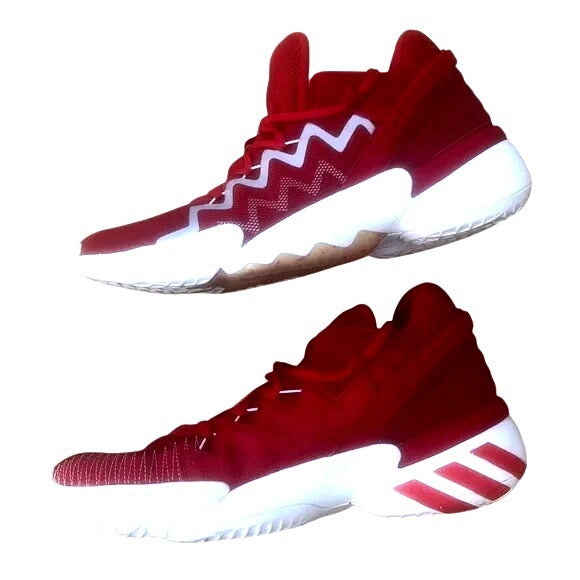 Adidas D.O.N. Issue 2 Red/White Men's Basketball Sneaker Size 10.5