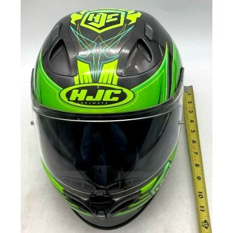 HJC FG-17 Motorcycle Helmet Size M Green & Gray