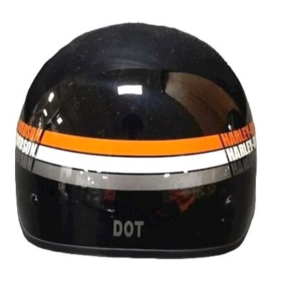 Harley-Davidson XL Motorcycle Helmet Black & Orange