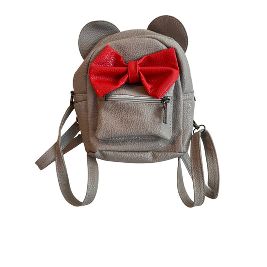 Minnie Mouse Mini Backpack with Red Bow