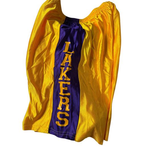 Los Angeles Lakers Adult Medium Basketball Shorts NWOT