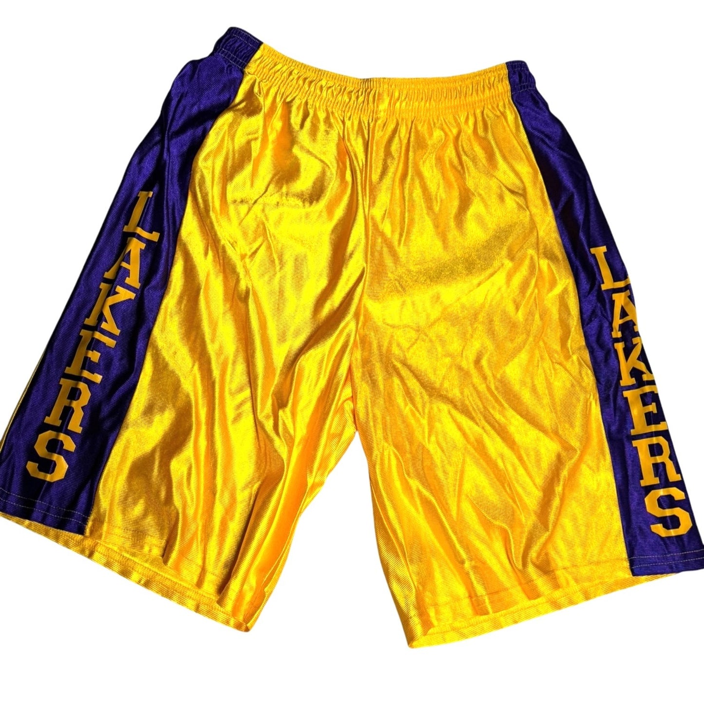 Los Angeles Lakers Adult Medium Basketball Shorts NWOT