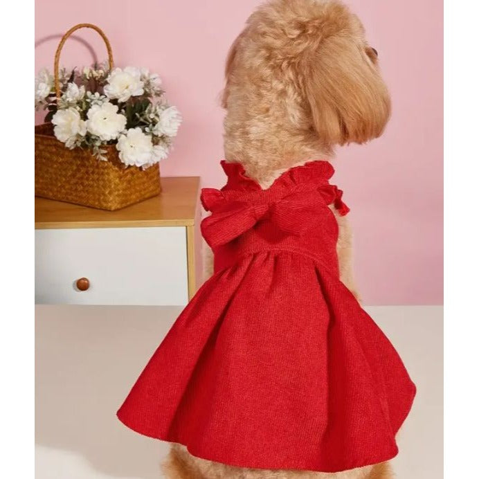 Red Dog Pet Cat XS Dress NWOT