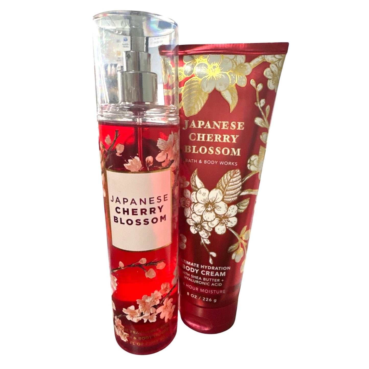 Japanese Cherry Blossom Bath & Body Works Body Cream & Fragrance Mist Set