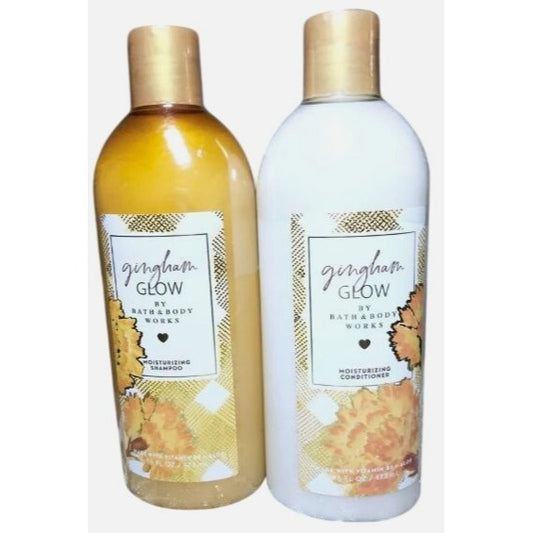 Gingham Glow Bath & Body Works Moisturizing Shampoo & Conditioner Set