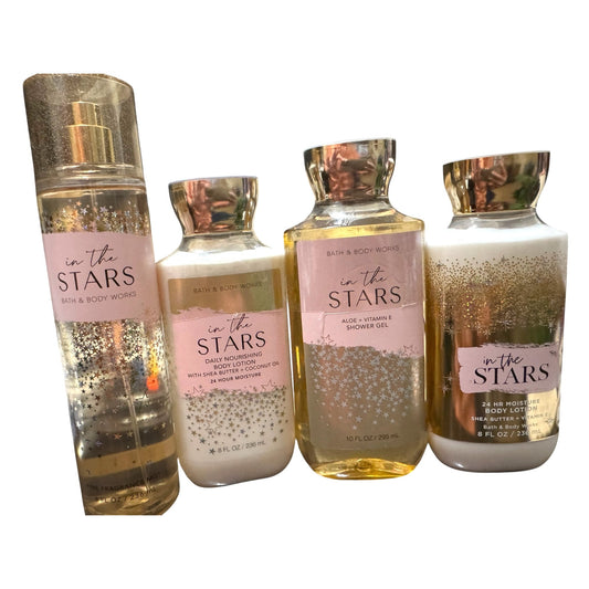 Bath & Body Works In The Stars Gift Set 4pc Set New