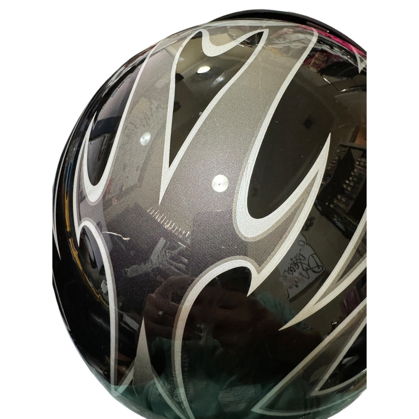 KBC Full-Face Motorcycle Helmet With Visor DOT Approved Size S Black/Silver