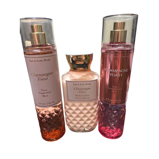 Bath & Body Works Champagne Toast 3pc set